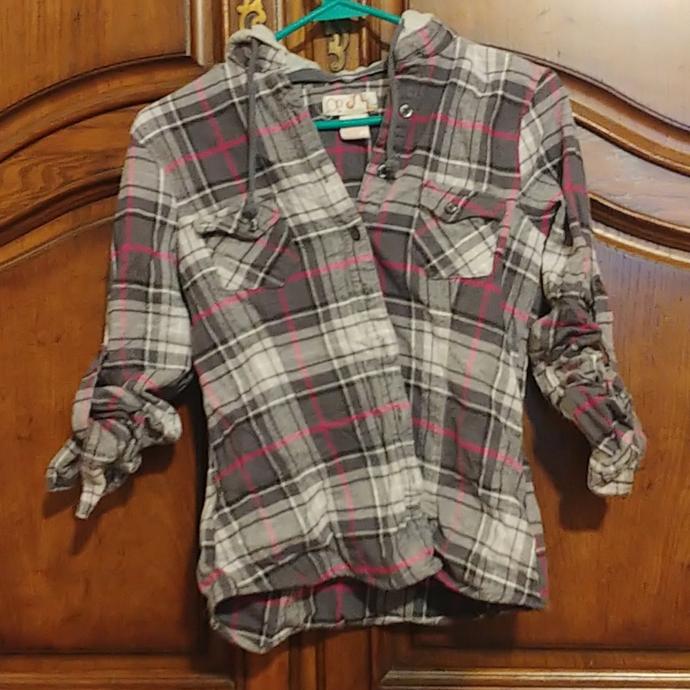 Fitted flanel shirt